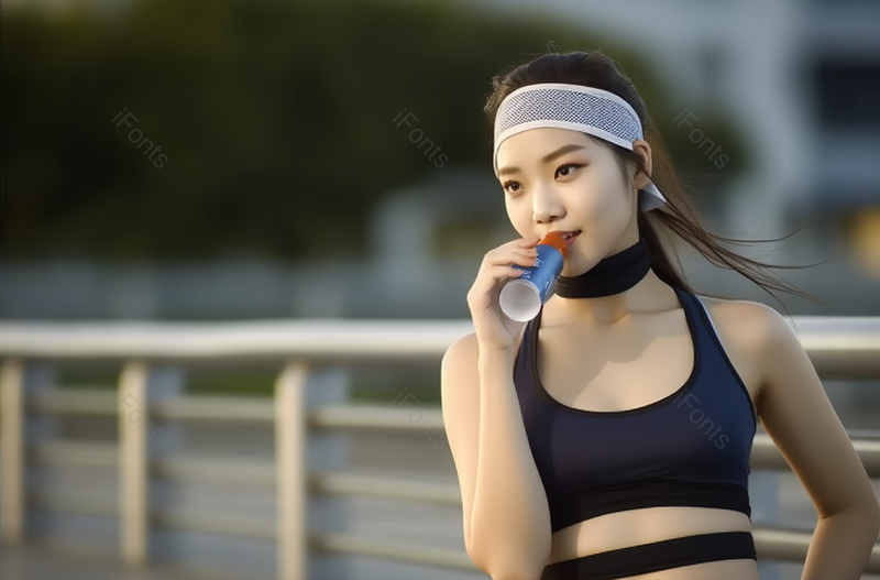 喝水的健身女孩摄影图,高清,摄影图,摄影图片,图片大全,摄影图免费下载